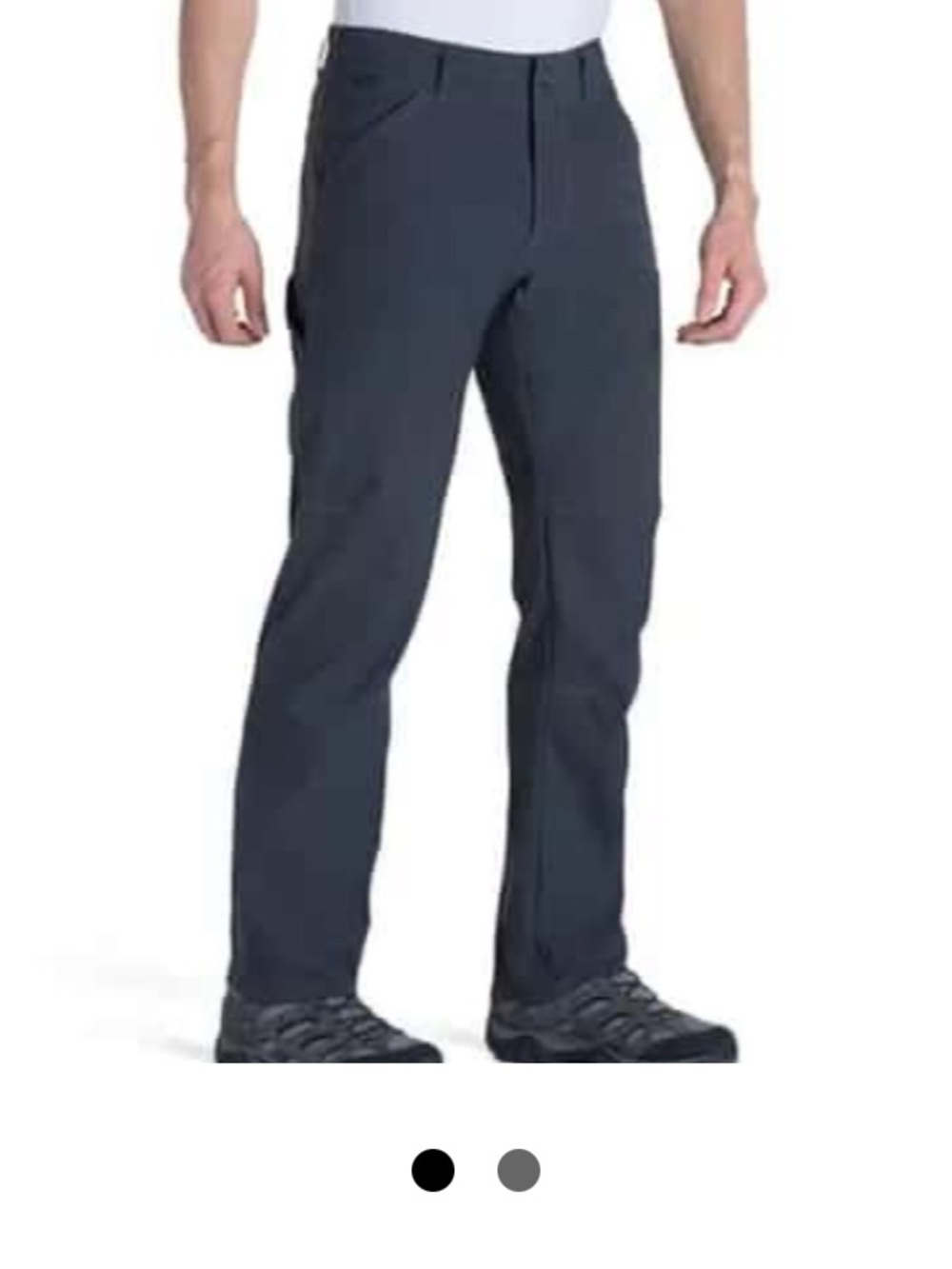 NWT Kuhl Men’s Renegade Cargo Convertible Pant in Coal